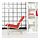 POÄNG - low-back armchair, natural colour/beige/Vissle red | IKEA Indonesia - PH198654_S1