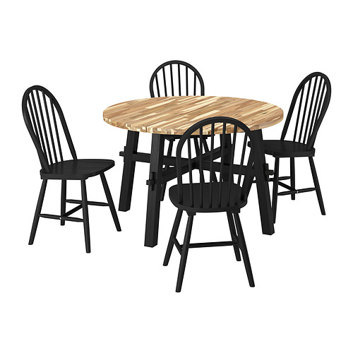 SKOGSTA table and 4 chairs
