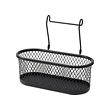 HULTARP - Container, black/mesh, 31x16 cm