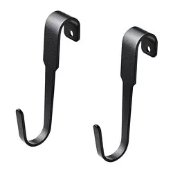 HULTARP - Pengait, hitam, 11 cm