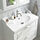 RUTSJÖN/TÄNNFORSEN - wash-stnd w drawers/wash-basin/tap, light grey, 82x49x74 cm | IKEA Indonesia - PE919804_S1
