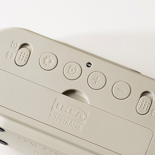 RÖDSTRÄFSE jam alarm dengan higro/termometer