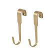 HULTARP - Hook, polished/brass-colour, 11 cm