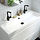 BACKSJÖN/ÄNGSJÖN - wash-stnd w drawers/wash-basin/taps, high-gloss white, 100x48x69 cm | IKEA Indonesia - PE919815_S1