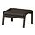 POÄNG - footstool, black-brown/Glose dark brown | IKEA Indonesia - PE919871_S1