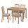 EKEDALEN/EKEDALEN - table and 4 chairs, oak oak effect/Orrsta light grey, 120/180 cm | IKEA Indonesia - PE948789_S1