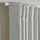 GINSTMOTT - curtains, 1 pair, with heading tape/white, 145x250 cm | IKEA Indonesia - PE948822_S1