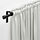 GINSTMOTT - curtains, 1 pair, with heading tape/white, 145x250 cm | IKEA Indonesia - PE948821_S1