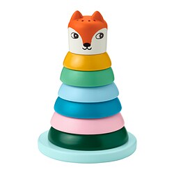 UPPSTÅ - Stacking rings, multicolour
