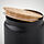 EKLATERA - jar with lid, black, 1 l | IKEA Indonesia - PE986610_S1