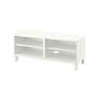 BESTÅ - TV bench, white, 120x40x48 cm