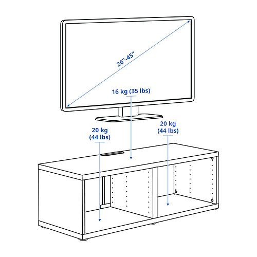 BESTÅ Measurement Illustration