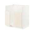 METOD - Base cab f TALLSJÖN sink, white/Bodbyn off-white, 80x60x80 cm