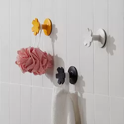 JORDBORR - Pengait dengan perekat, kepingan salju/aneka warna