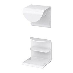 DRAGSMARK - Clip-on handle, white, 40 mm