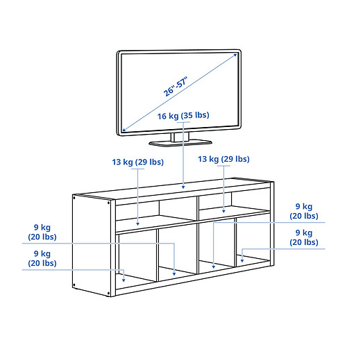 KALLAX Measurement Illustration