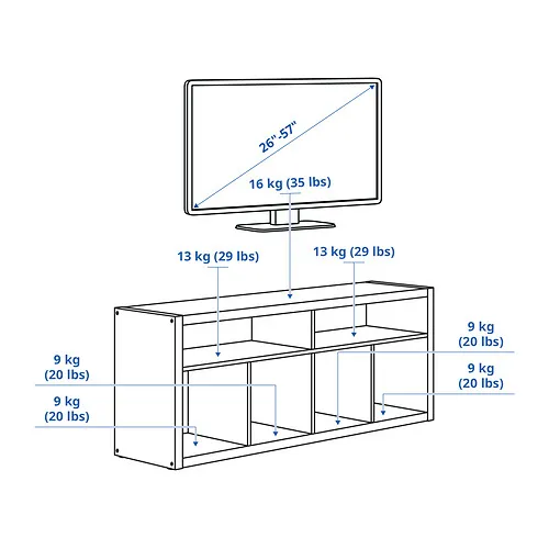 KALLAX Measurement Illustration