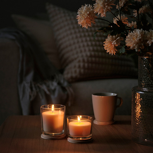 LOTSFÅGEL penutup untuk lilin beraroma
