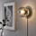 SOLKLINT - wall lamp, brass/grey clear glass | IKEA Indonesia - PE778931_S1