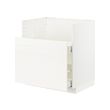 METOD/MAXIMERA - Base cab f TALLSJÖN sink, white/Veddinge white, 80x60 cm