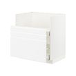 METOD/MAXIMERA - Kabinet dasar u wastafel TALLSJÖN, putih/Voxtorp putih matt, 80x60 cm