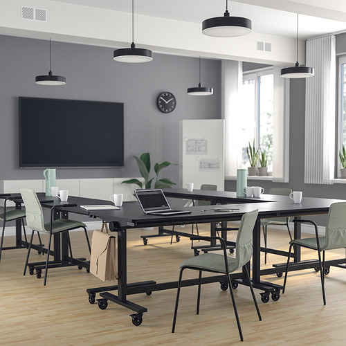 MITTZON foldable table with castors