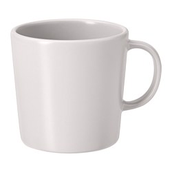 DINERA - Mug, beige, 30 cl
