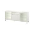BESTÅ - TV bench with doors and drawers, white/Lappviken/Stubbarp Sindvik, 180x42x74 cm
