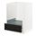 METOD/MAXIMERA - kbnt dsr utk oven dg laci, putih/Lerhyttan diwarnai hitam, 60x60x80 cm | IKEA Indonesia - PE796386_S1