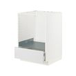 METOD/MAXIMERA - Kbnt dsr utk oven dg laci, putih/Ringhult putih, 60x60x80 cm