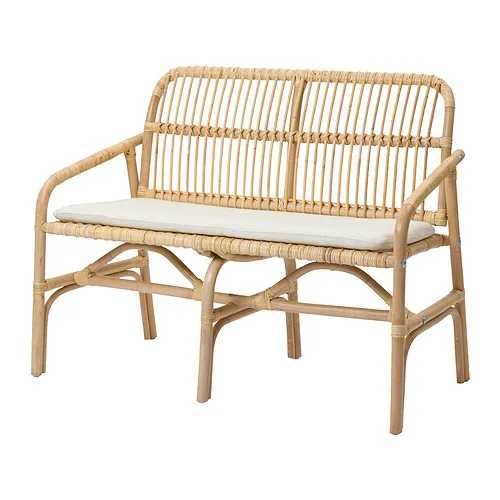 SALNÖ/GRYTTOM bench with pad