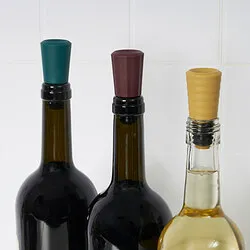 AUXID - Sumbat botol, set isi 3, warna campuran