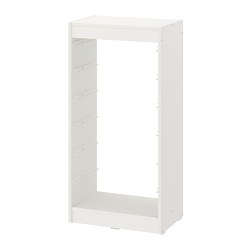 TROFAST - Frame, white, 46x30x95 cm