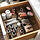 VISSLAÅN - box with compartments, grey, 32x31x9 cm | IKEA Indonesia - PE920329_S1