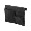 STICKAT - Bed pocket, black, 39x30 cm