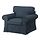 EKTORP - cover for armchair, Kilanda dark blue | IKEA Indonesia - PE920356_S1