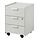 TROTTEN drawer unit w 3 drawers on castors