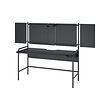 FRÖSKELÅS - meja gaming, hitam, 144x71 cm | IKEA Indonesia - E1018522_S2
