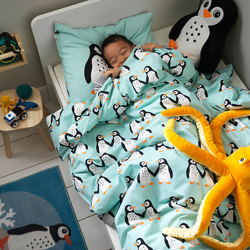 BLÅVINGAD sarung duvet dan sarung bantal