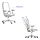 SMÖRKULL office chair with armrests