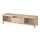 BESTÅ - TV bench, Lappviken/Sindvik white stained oak eff clear glass, 180x42x48 cm | IKEA Indonesia - PE701566_S1