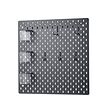 SKÅDIS - Pegboard combination, black, 56x56 cm