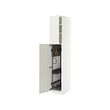METOD - High cabinet with cleaning interior, white/Veddinge white, 40x60x220 cm