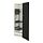 METOD/MAXIMERA - kbinet tinggi dg interior kbersihan, putih/Lerhyttan diwarnai hitam, 60x60x200 cm | IKEA Indonesia - PE949541_S1