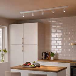 BÄVE - LED ceiling track, 5-spots, white