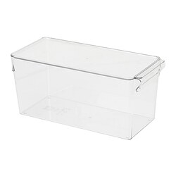 KLIPPKAKTUS - Kotak penyimpanan untuk kulkas, transparan, 32x14x14 cm