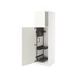METOD - High cabinet with cleaning interior, white/Ringhult white, 60x60x200 cm