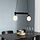 TRÅDFRI/ACKJA - pendant lamp with light bulb, wave shaped black/smart wireless dimmable | IKEA Indonesia - PE921166_S1