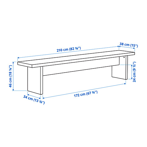 BERGSHYTTAN Measurement Illustration