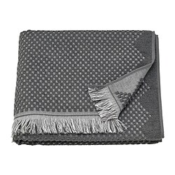 FJÄLLSTARR - Handuk mandi, abu-abu tua, 70x140 cm
